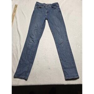 Levis 721 High Rise Skinny Denim Jeans Women's Size Tag 27x30 Blue Ladies